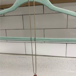 Ralph Lauren Gold Necklace with Heart Charm